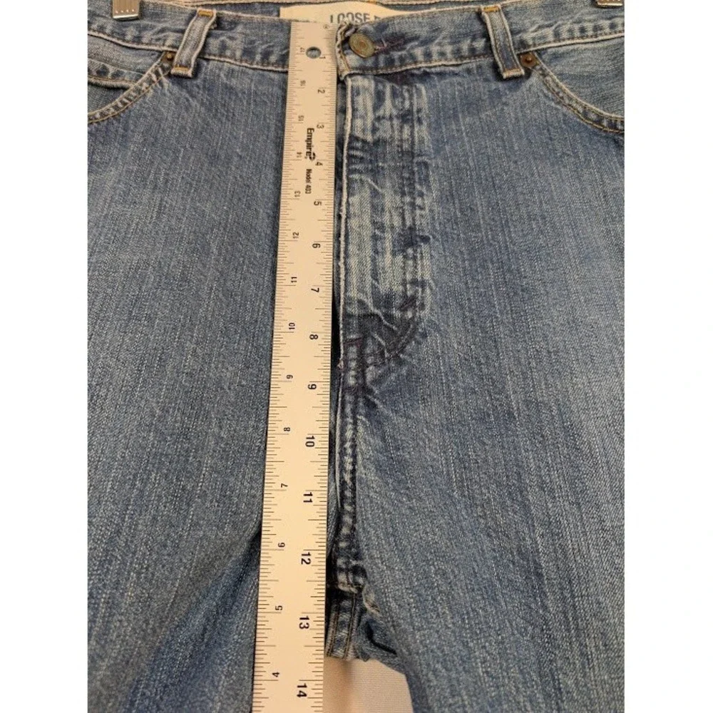 VTG Gap Loose Fit Jeans Mens 38x32 (37x30) Blue Medium Wash‎ Denim